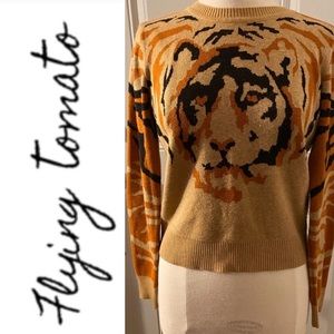 Flying Tomato Tiger Sweater Small
